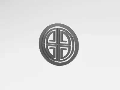China Type Decoration v1 001 Low-poly 3D model