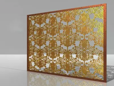 art decor home Low-poly 3D model