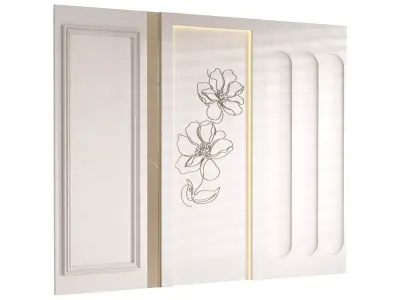 Decorative Wall panel  74 3D model