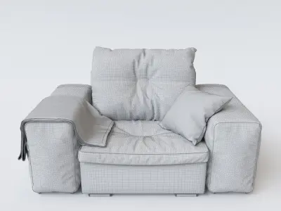 gautier Domino armchair 3D model