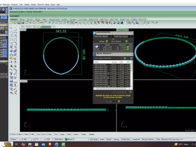 Luxury Diamond Link Chain Necklace CAD Design 3DM STL 3D print model