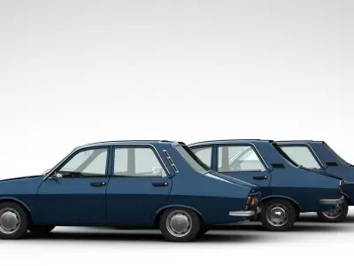 Renault 12 TL - TS - TX Pack 3D model
