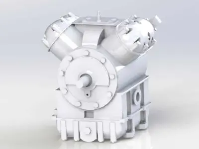 Thermo King Compressor X430 - High-Detail 3D model