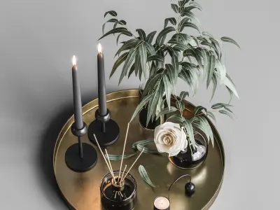 Decorative set 27 3D model