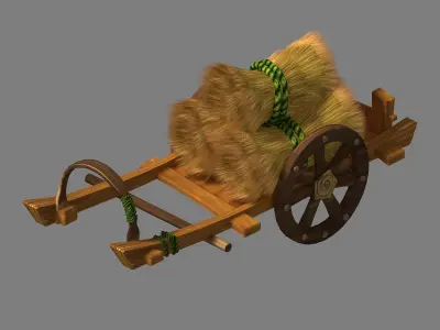 Game City - Oxcart 12 3D model