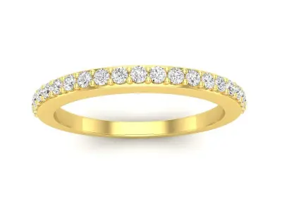 AV 451 Diamond band for woman 3D print model