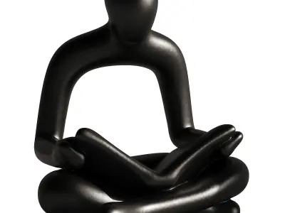 Decorative Abstract Sculpture 05 3D model