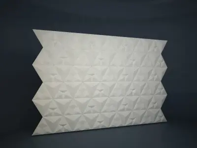 01 KAZA PATTERN WALL Low-poly 3D model
