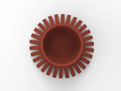 Alta Vase Low-poly 3D model