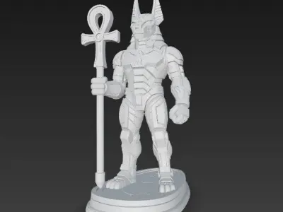 Guardian of Anubis Ancient Sentinel 3D model