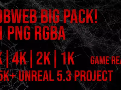 40 Png of Spider Web Cobweb Pack UE Project Texture