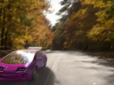 Supra Google Toy Car 3D model