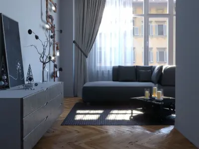 Living room  3D model