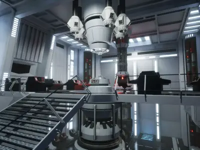 ISB Style room Low-poly 3D model