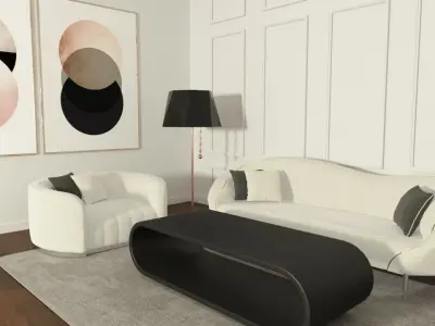 Office Interior design 3D model get