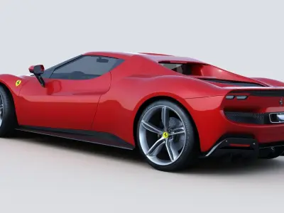 Ferrari 296 GTB 2022 3D model