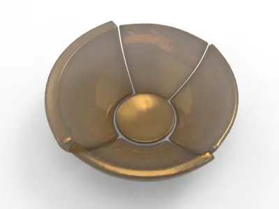 Kolu Vase Low-poly 3D model