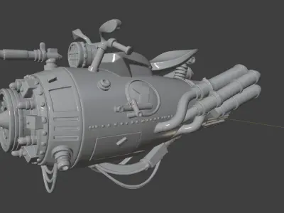 bike-cyberpunk 3D model