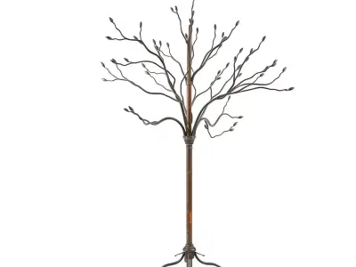 Rustic Iron Tree Stand model pack Low-poly 3D model