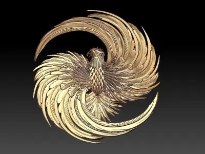 phoenix golden 3D print model