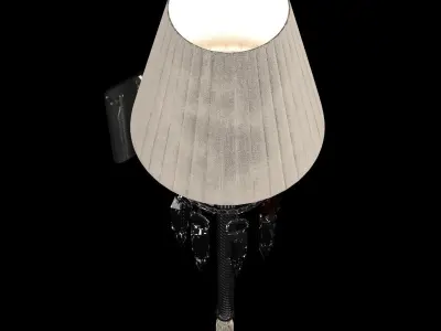 WALL SCONCE IN CLEAR CRYSTAL - BACCARAT 3D model