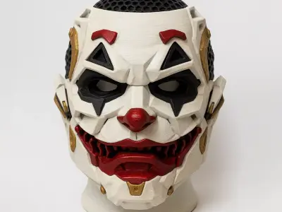 Joker Cyberpunk Bust toy 3D print model