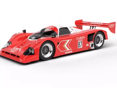Nissan R90CK Cabin Racing 1990 3d model 3D model