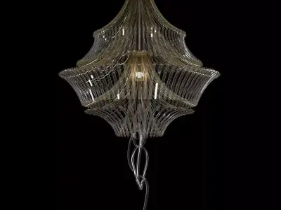 Carousel Chandelier 3D model