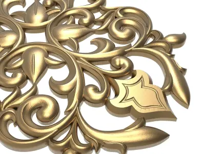  decorative pattern ready for 3D printing 3D model 287