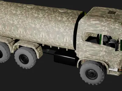TRUCK Low-poly 3D model
