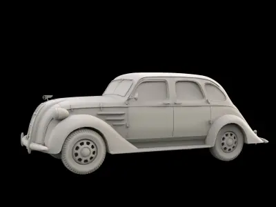 Toyota-AA Low-poly 3D model