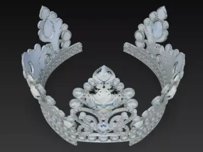 Princess Crown 3d Model 3D model