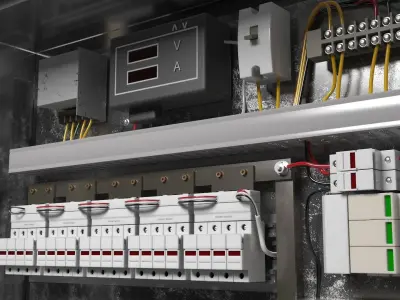 Electric Panel board 3D model