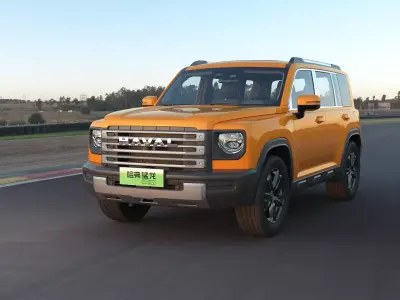 2023 Haval Raptor with lowpoly interior Low-poly 3D model