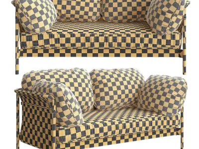 HAY Can  Fauteuil 3d model Low-poly 3D model