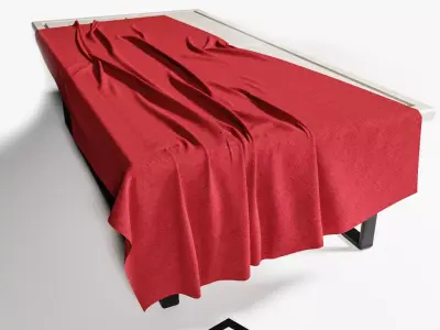 Table with central cross Free 3D model