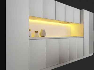Modern kitchen 3D model