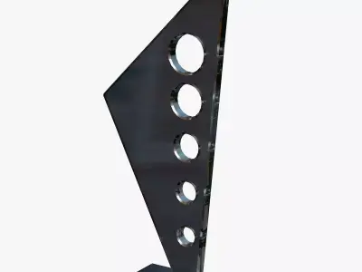 Glass Trophy Low-poly 3D model