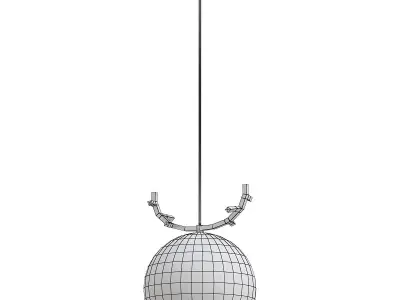wendy gold and pendant light 3D model