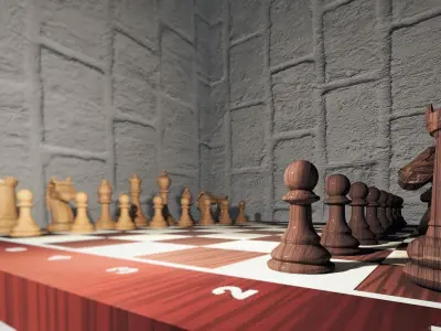 Chess Game 3D model