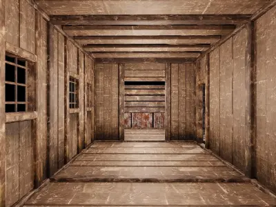 Medieval Houses 69- 4K Textures Game Ready Low-poly 3D model