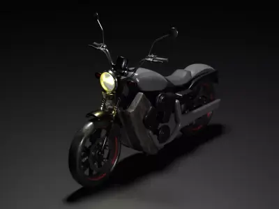 Harley Nightster-Like Motorbike 3D model