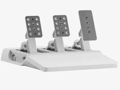 Racing Pedals 3D model