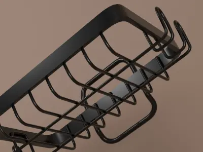 Metal soap holder 3D model