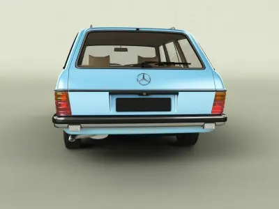 Mercedes-Benz W123 Estate 3D model