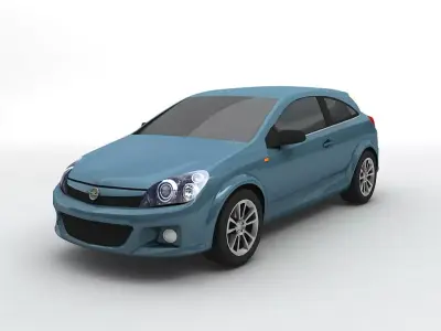  2007 Vauxhall Astra Hatchback 3D model