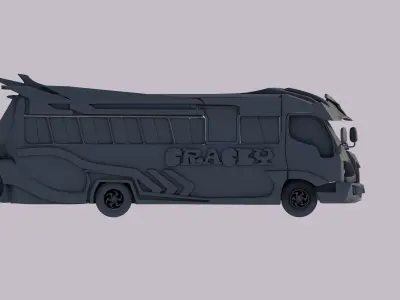bus matatu 3D model by jmadde55