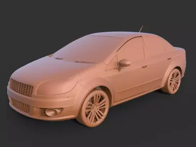 Fiat Linea 3D print model
