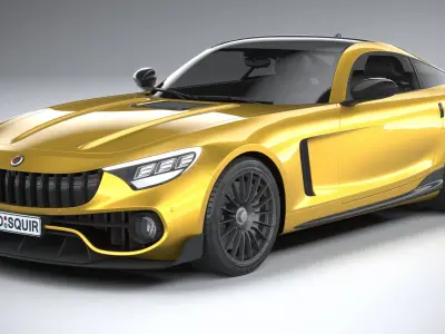 Generic Sport Car 2021 3D model