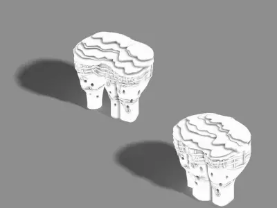 Stone Zhenmo Cave - Shitai 01 3D model